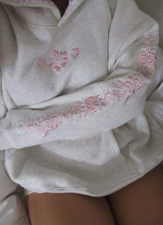 Hibiscus Floral Hoodie